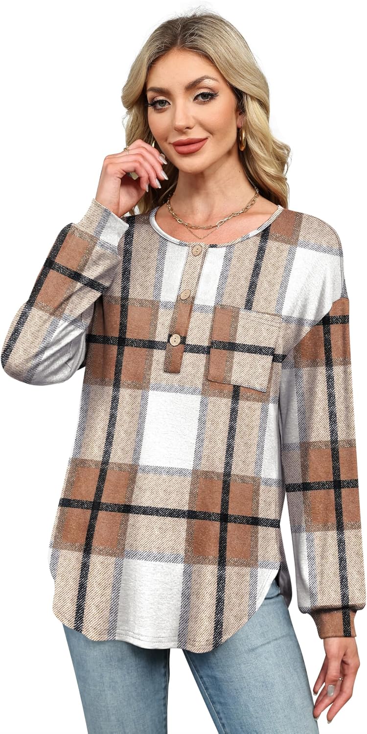 Detalle 1 de Aokosor Womens Sweatshirt Jumper for Women UK Long Sleeve
