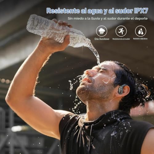 Detalle de HAOYUYAN Auriculares Inalámbricos Bluetooth 5.4 con Cancelación de Ruido, 75 Horas de Reproducción y IPX7