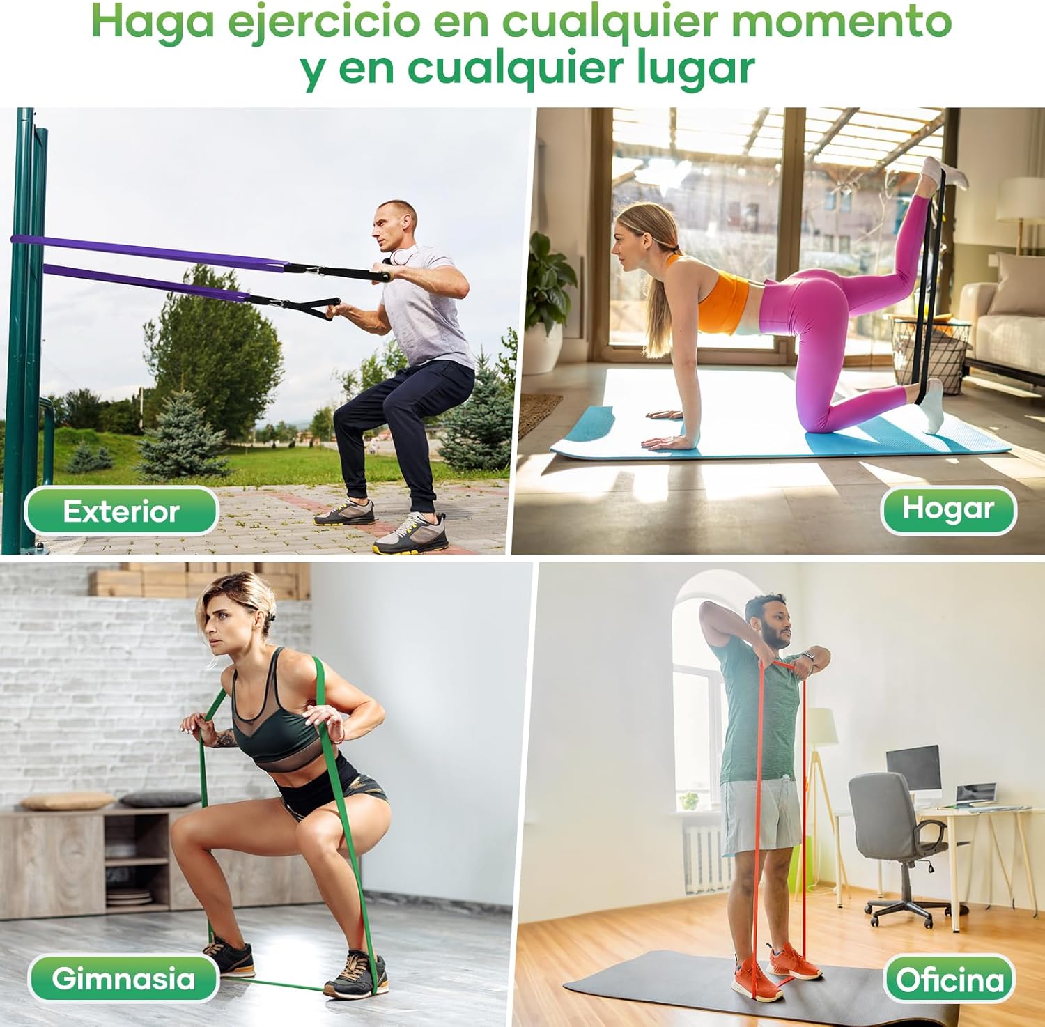 Thumbnail 6 de Fokky Bandas Elasticas Musculacion Set de 5
