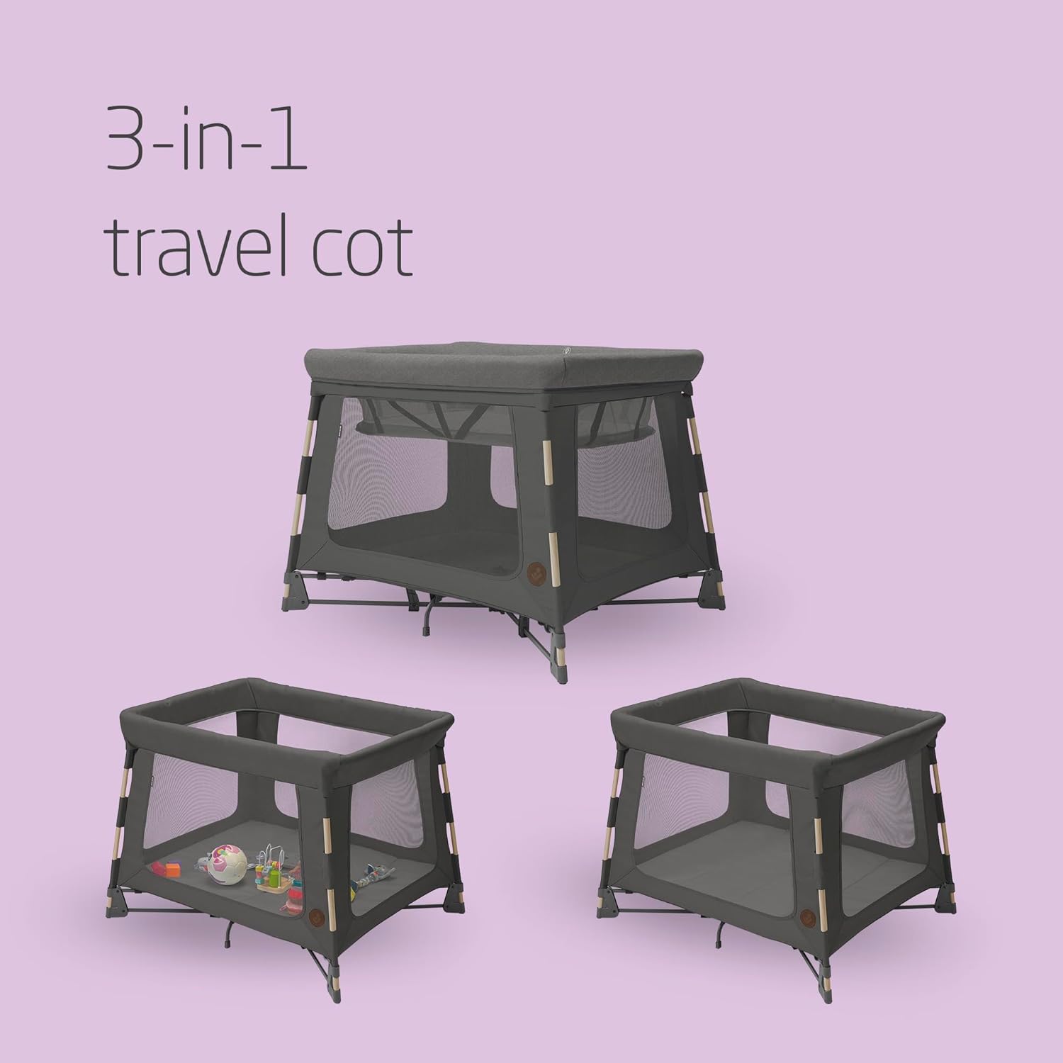 Detalle de Maxi-Cosi Swift 3-in-1 Lightweight Travel Cot & Playpen