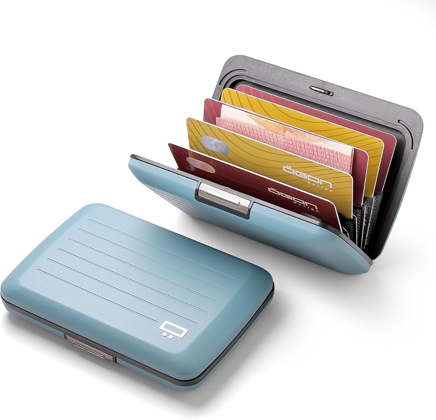 Thumbnail 1 de ÖGON Designs Smart Case Oslo : porte-cartes en aluminium avec protection RFID et fermoir métal