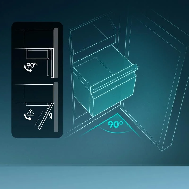 Detalle de Frigorífico combi Hisense RB3K330SAIC No Frost 186 cm 330 L C Inox WiFi