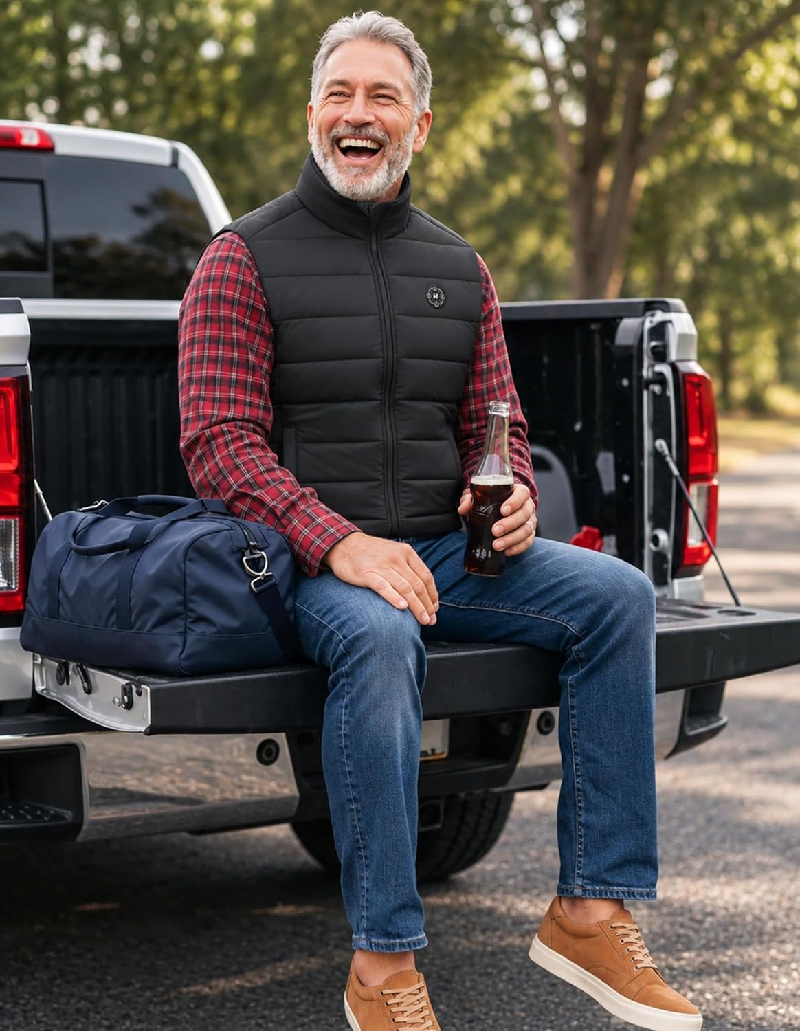 Detalle de HOOHEAT Men's Heated Vest 16000mAh