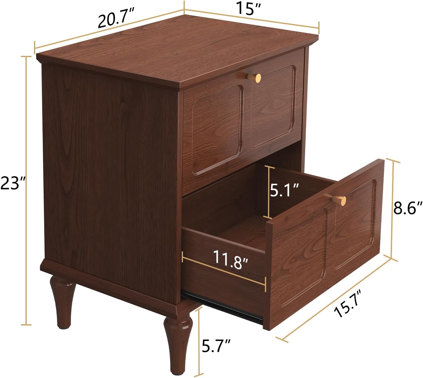 Detalle de ARTPOWER Nightstands MDF