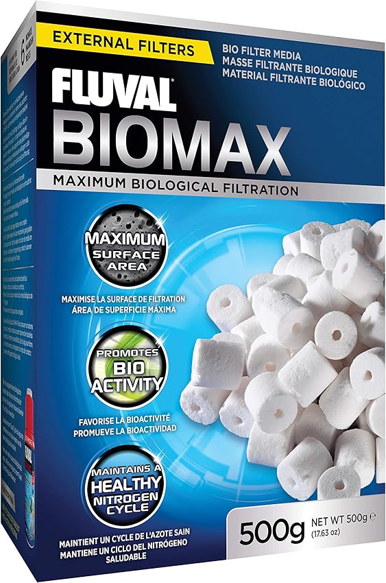 Fluval Biomax Carga Biológica, 500 grs 🌊