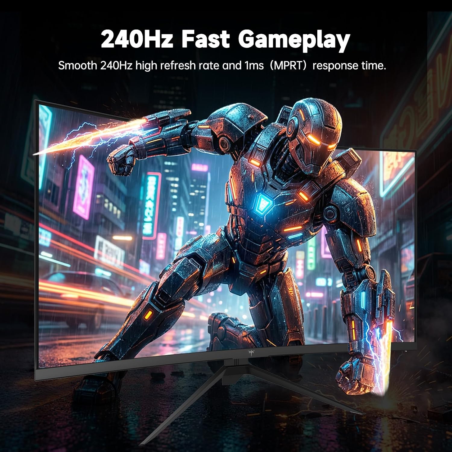 Thumbnail 1 de KTC 27 Inch 240Hz Curved Gaming Monitor (2K QHD, 1000R) – H27S25E
