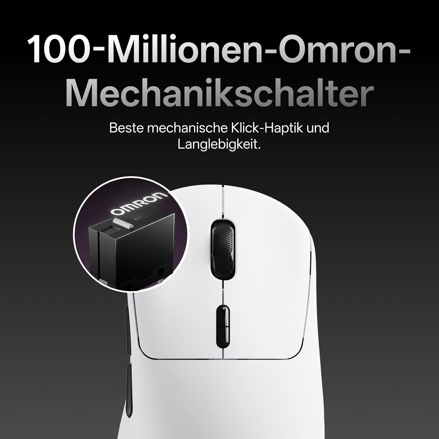 Detalle de Rapoo VT3 Gen-2 Gaming Maus Kabellose – Ultraleicht, Präzisionssensor und lange Akku-Laufzeit
