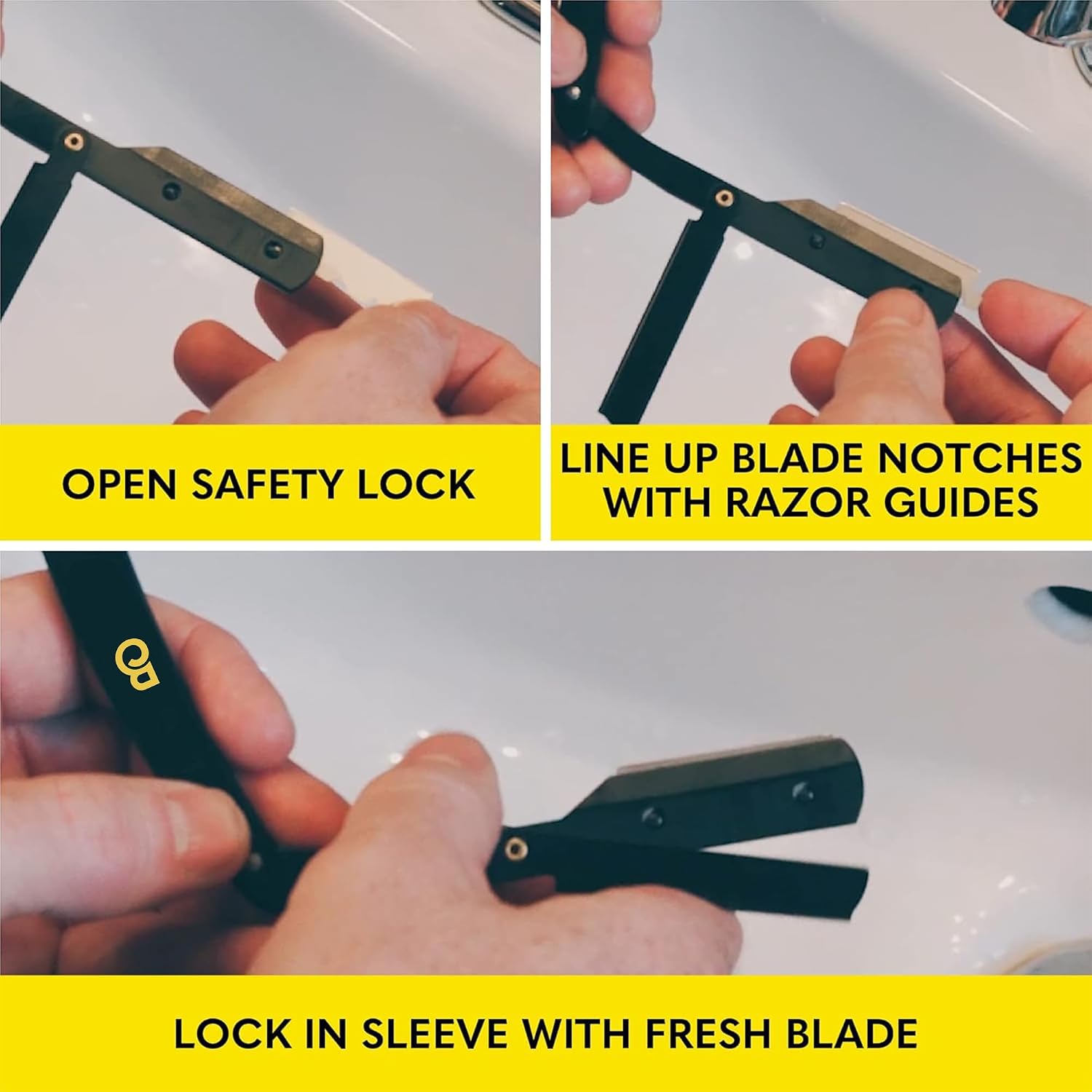 Detalle de The Beard Club Straight Razor with 5 Blades