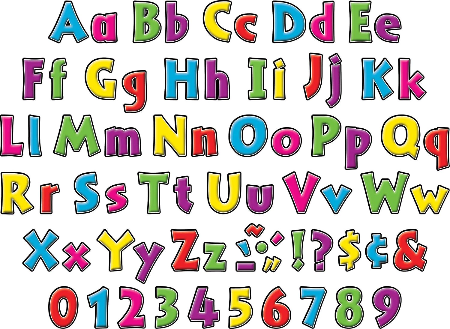 Detalle de Barker Creek Bulletin Board Letters 4-inch