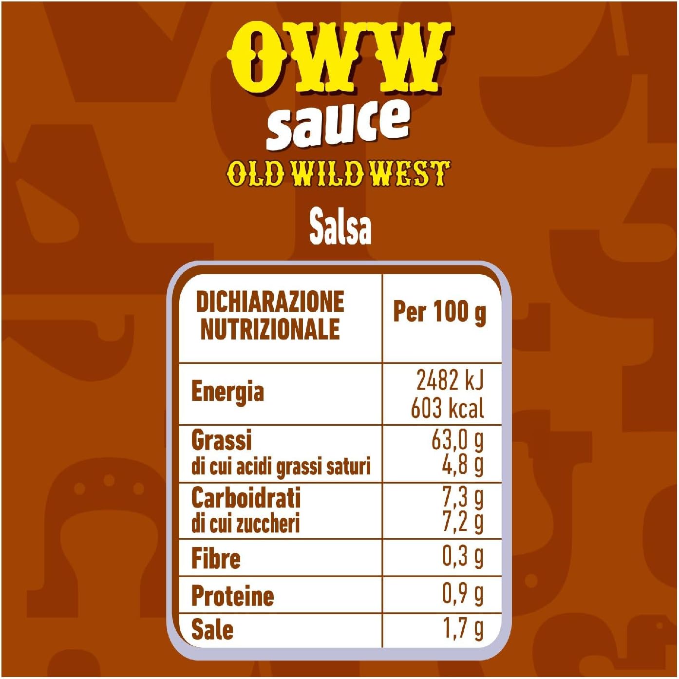 Detalle 2 de Old Wild West Salsa: trio da 3 vasetti da 185 g ciascuno (555 g) – gusto cremoso, medium-dolce e leggermente affumicato