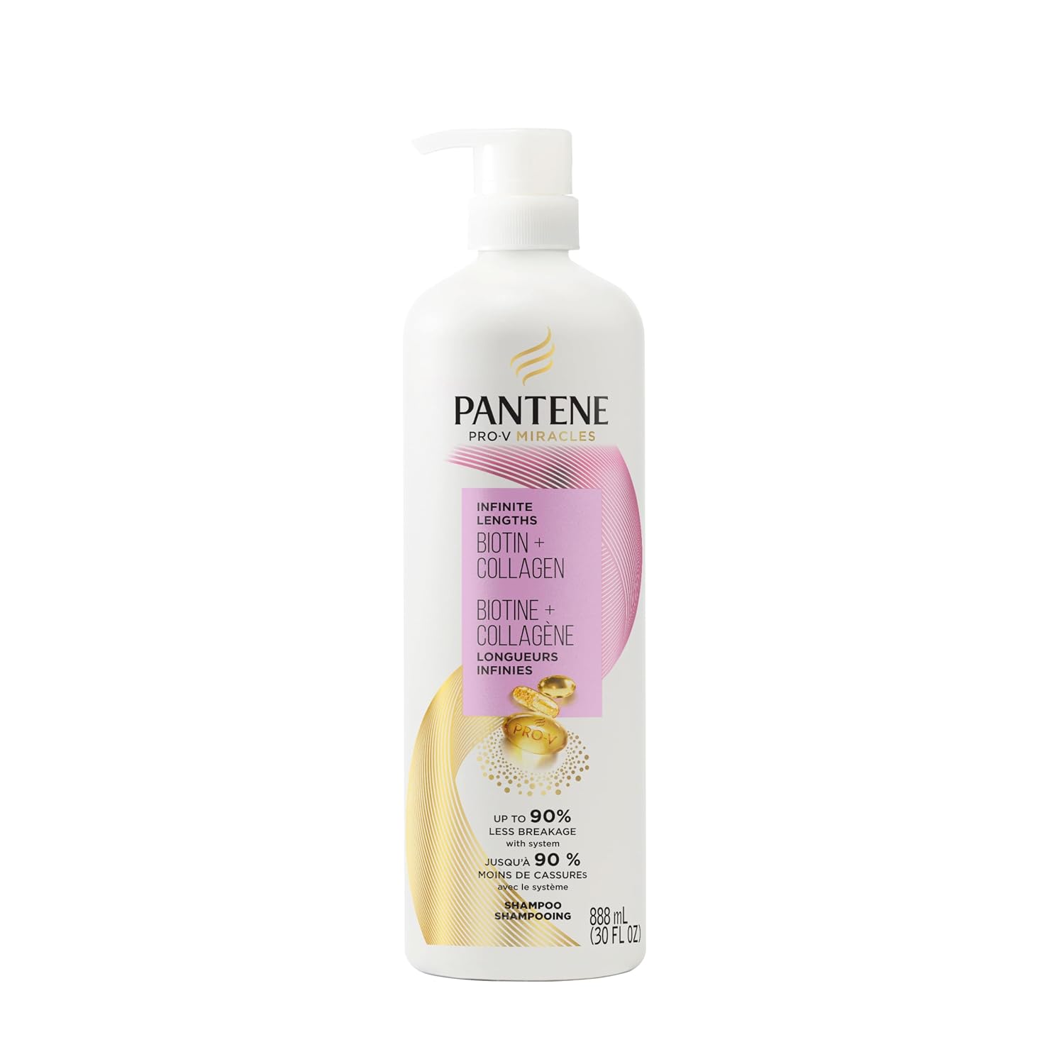 Detalle 2 de Pantene Infinite Lengths Shampoo 30 fl oz