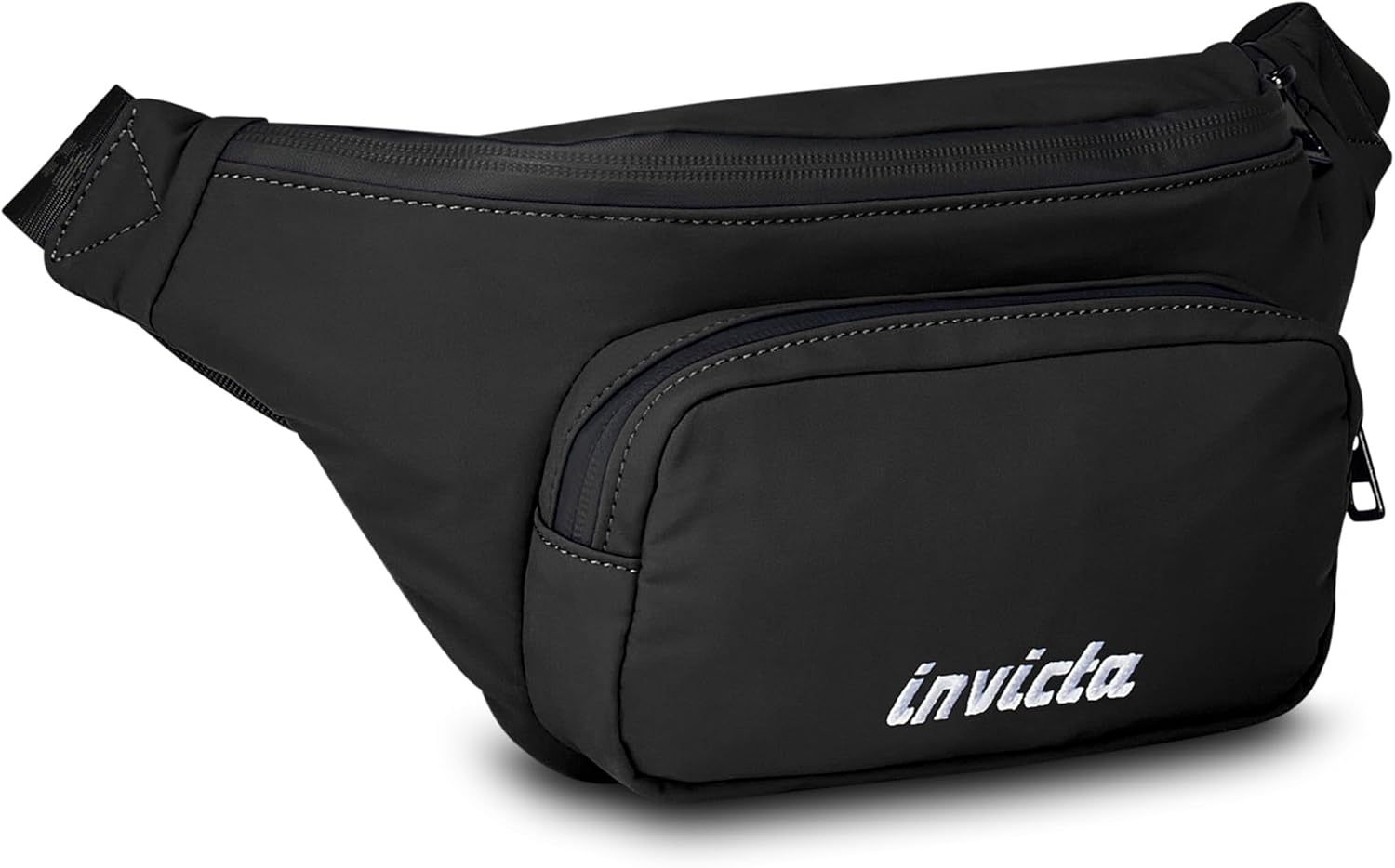 Thumbnail 1 de Invicta Tulgo Urban noir — sac banane 4 L avec poches zippées