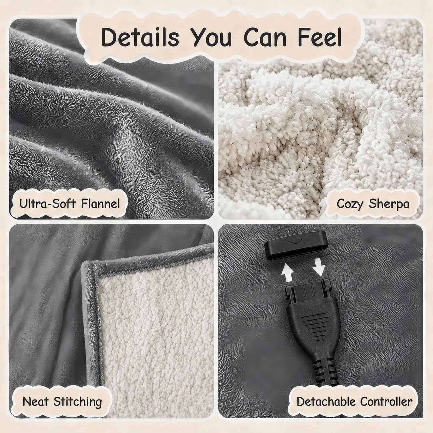 Thumbnail 1 de Electric Heated Blanket Queen 84"x90"