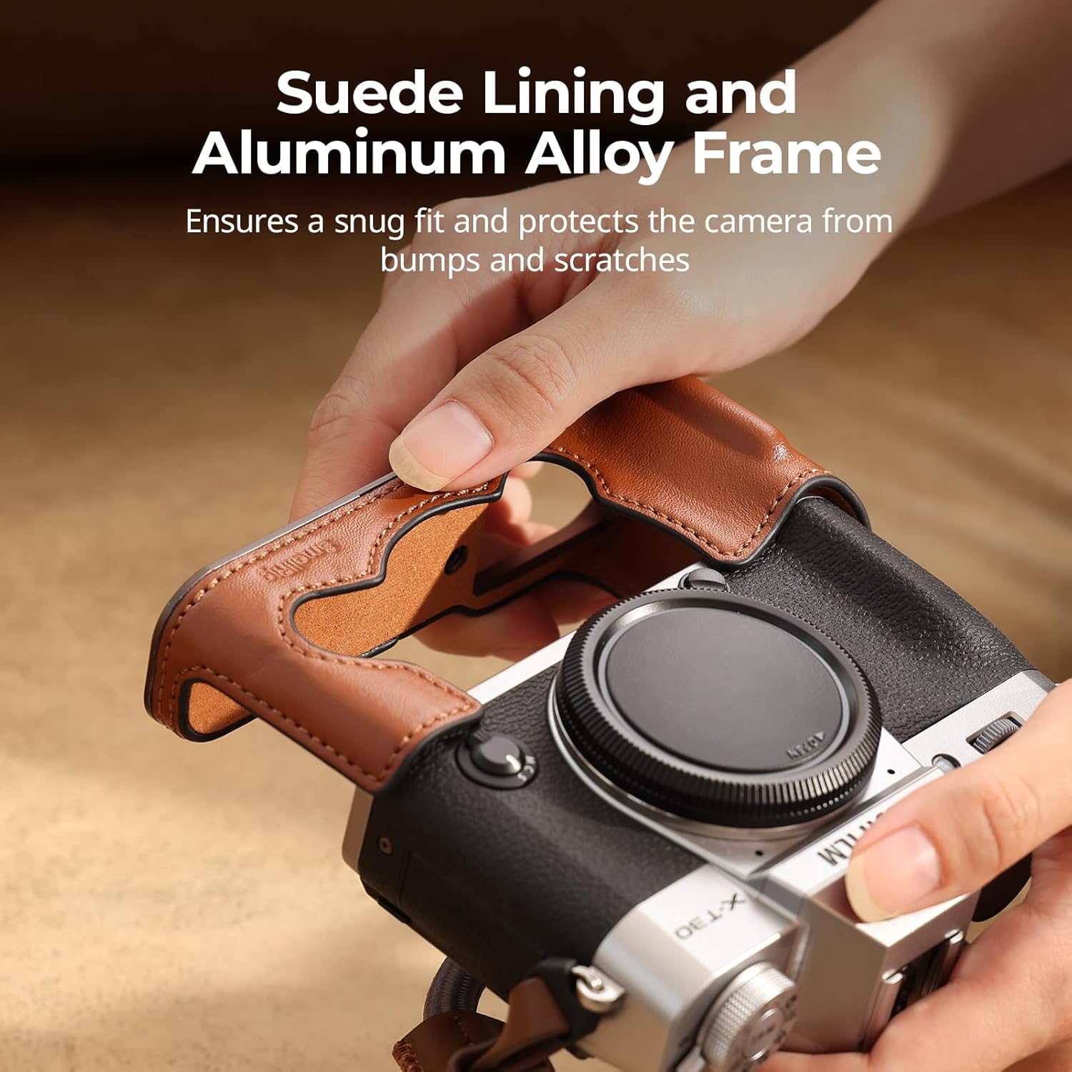 Detalle de SmallRig X-T30 III: Borsa semi-in pelle con tracolla per Fujifilm X-T30 / X-T30 II / X-T30 III
