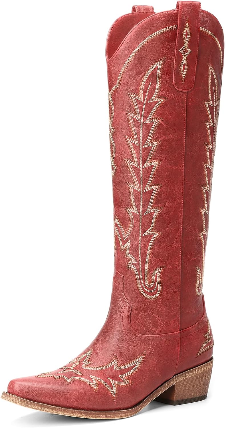 Detalle de Rivalran 1097eca0-1c99-4de6-81de-e25448d3e8cb Women's Knee-High Cowboy Boots