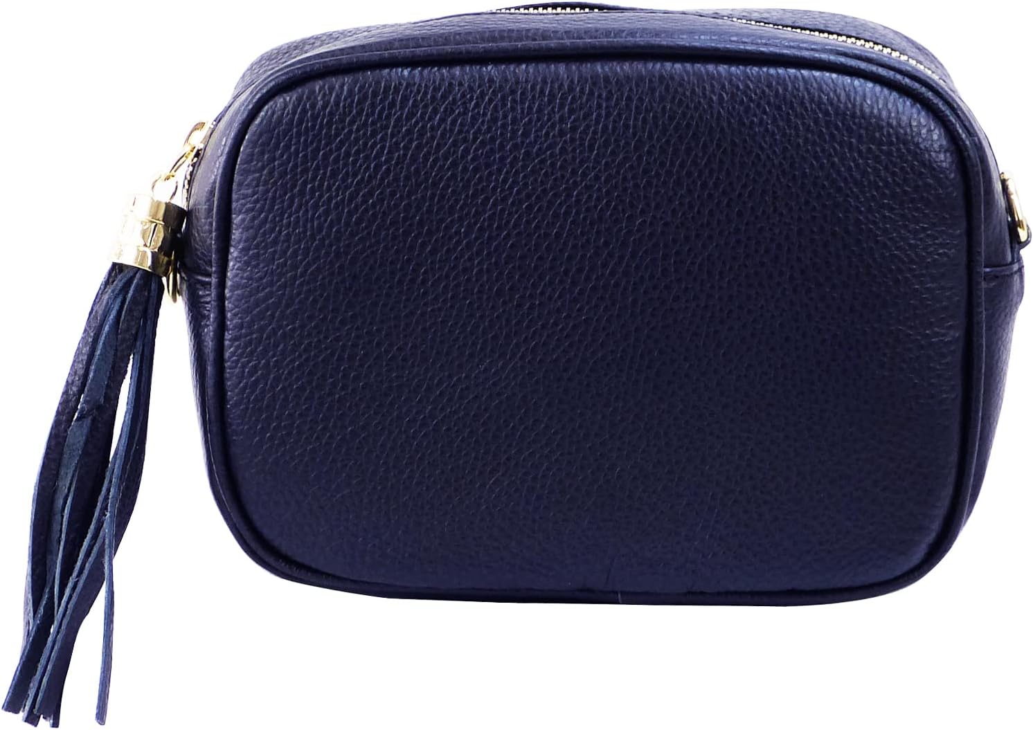 Detalle de SH Leder Chiara G209 : Sac à bandoulière en cuir véritable, taille moyenne (21 × 15 cm)