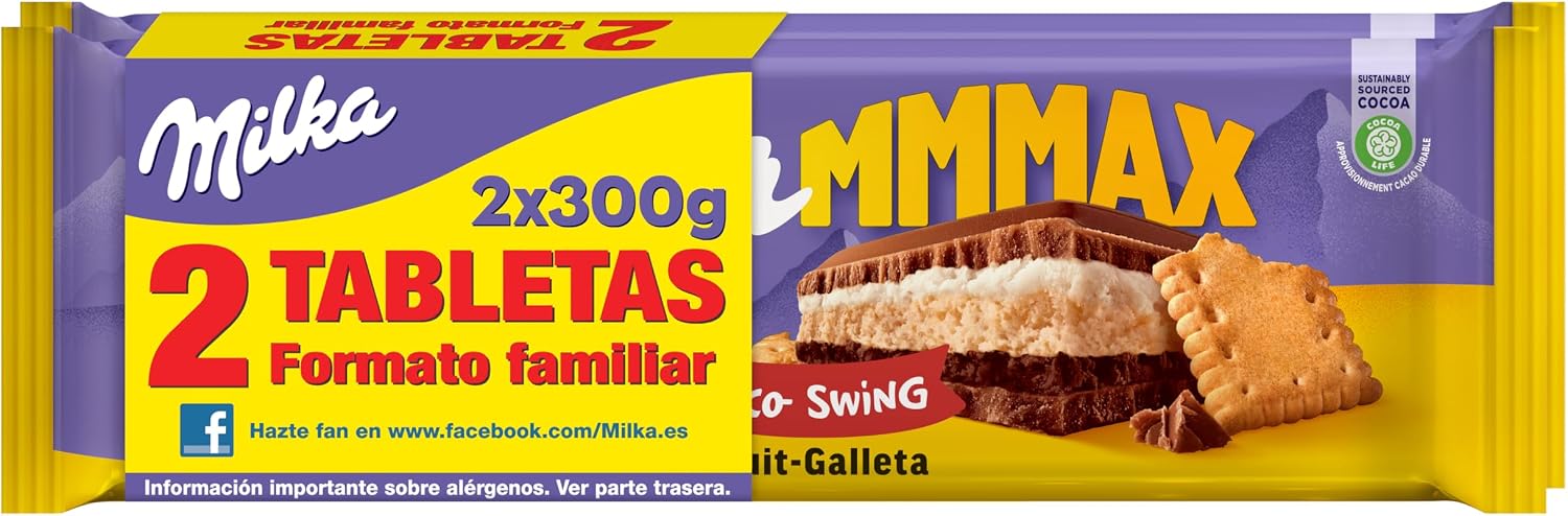 Detalle de Milka MMMAX Choco Swing 300 g 🍫