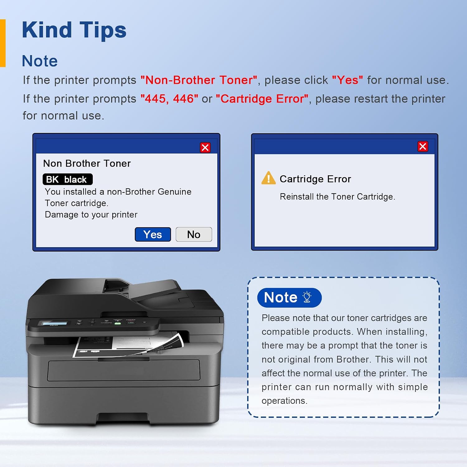 Detalle 2 de Palmtree TN2510XL Toner for Brother TN-2510 – 3000 pages, eco-friendly option