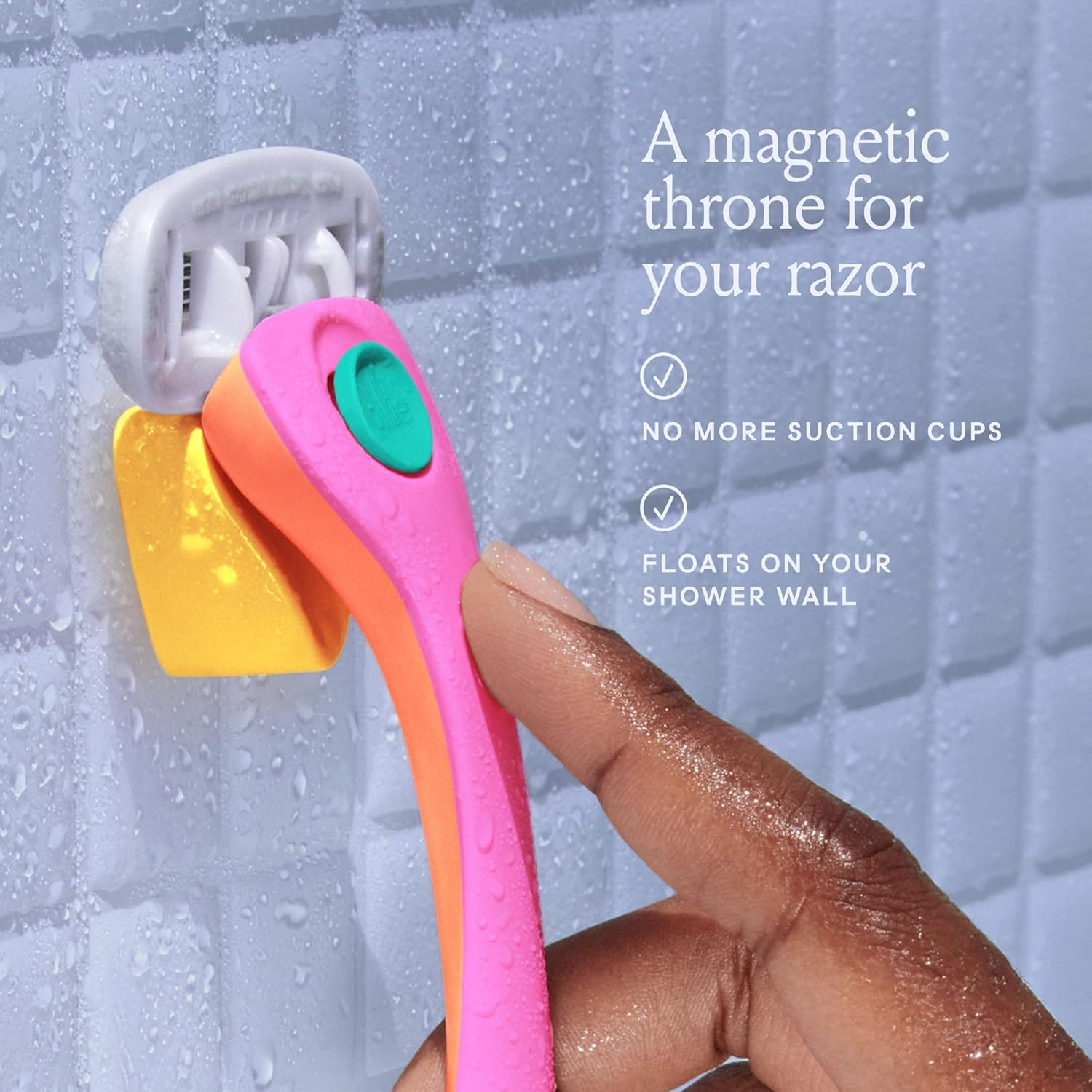 Thumbnail 6 de Billie Razors for Women Shave Kit with Razor Handle, 4 x 5-Blade Refills, and Magnetic Holder – Malibu