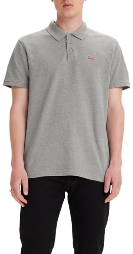 Detalle de Levi's Housemark Polo hombre Grey Heather