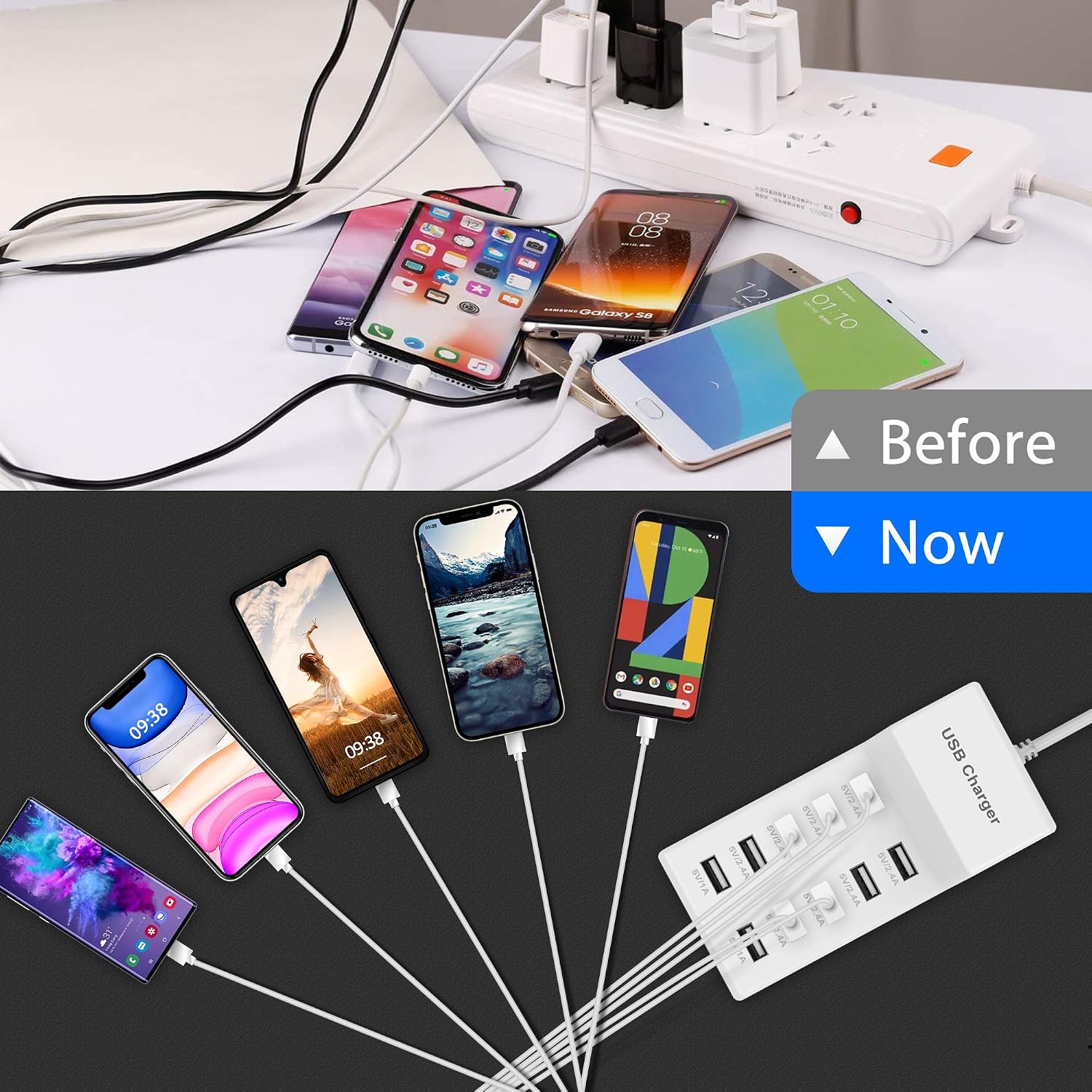 Thumbnail 5 de USB Charger Station Block 10-Port ⚡