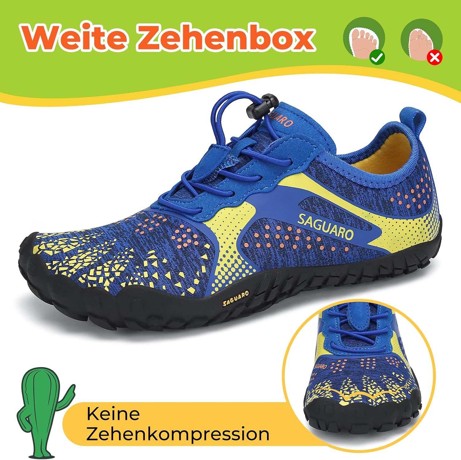 Thumbnail 1 de SAGUARO Barfußschuhe Kinder Gr.24–36