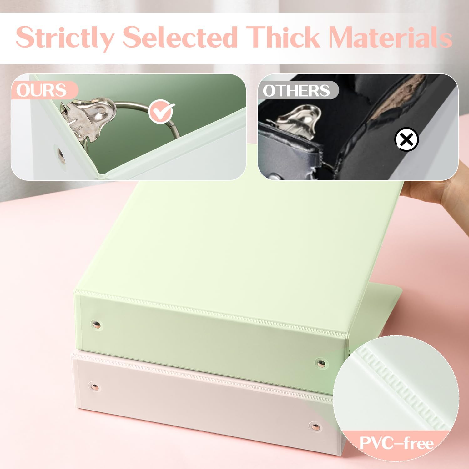 Thumbnail 4 de Deli 2-inch 3-Ring Binder, 450-Sheet Capacity