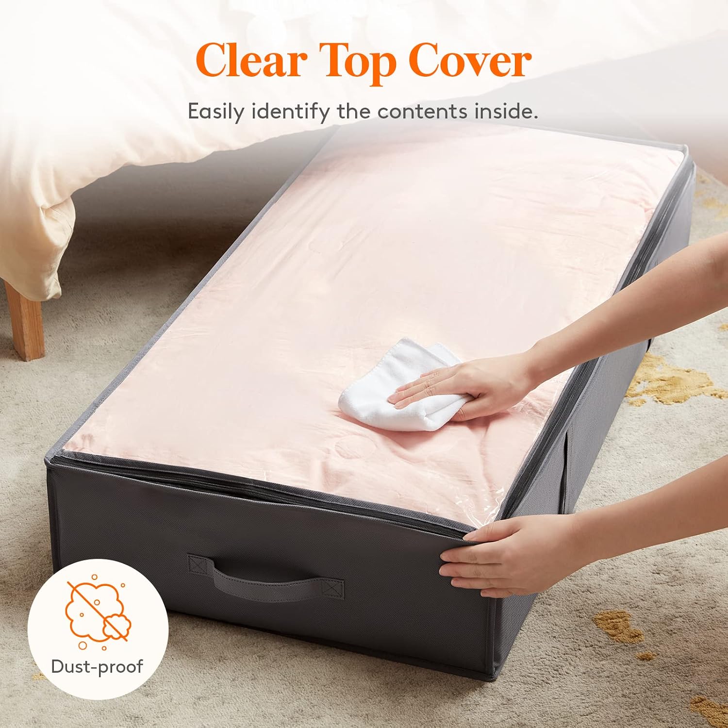 Detalle de Lifewit Under-Bed Storage Bags 95L