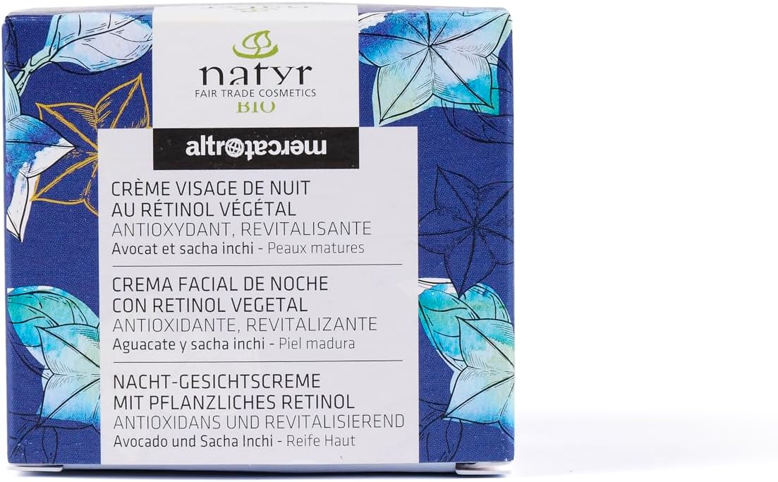 Thumbnail 1 de NATYR Altromercato Crema Viso Notte con Retinolo Vegetale – 50 ml Bio