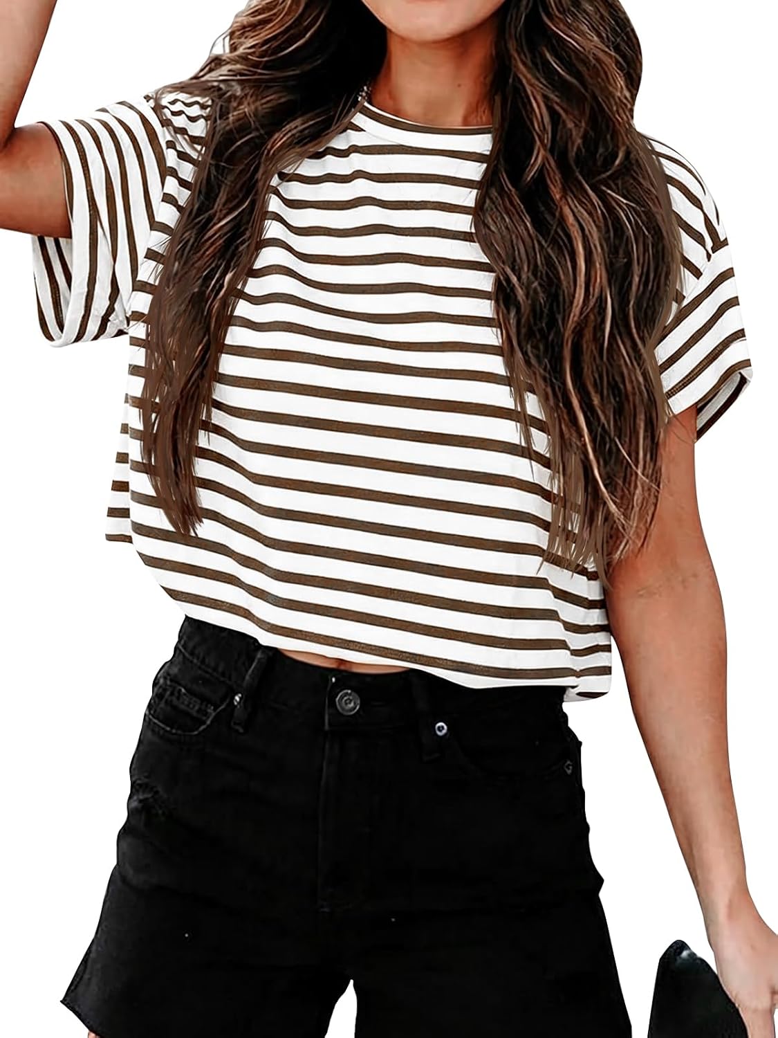 Thumbnail 4 de Tankaneo Women Cropped T-Shirt, crew neck