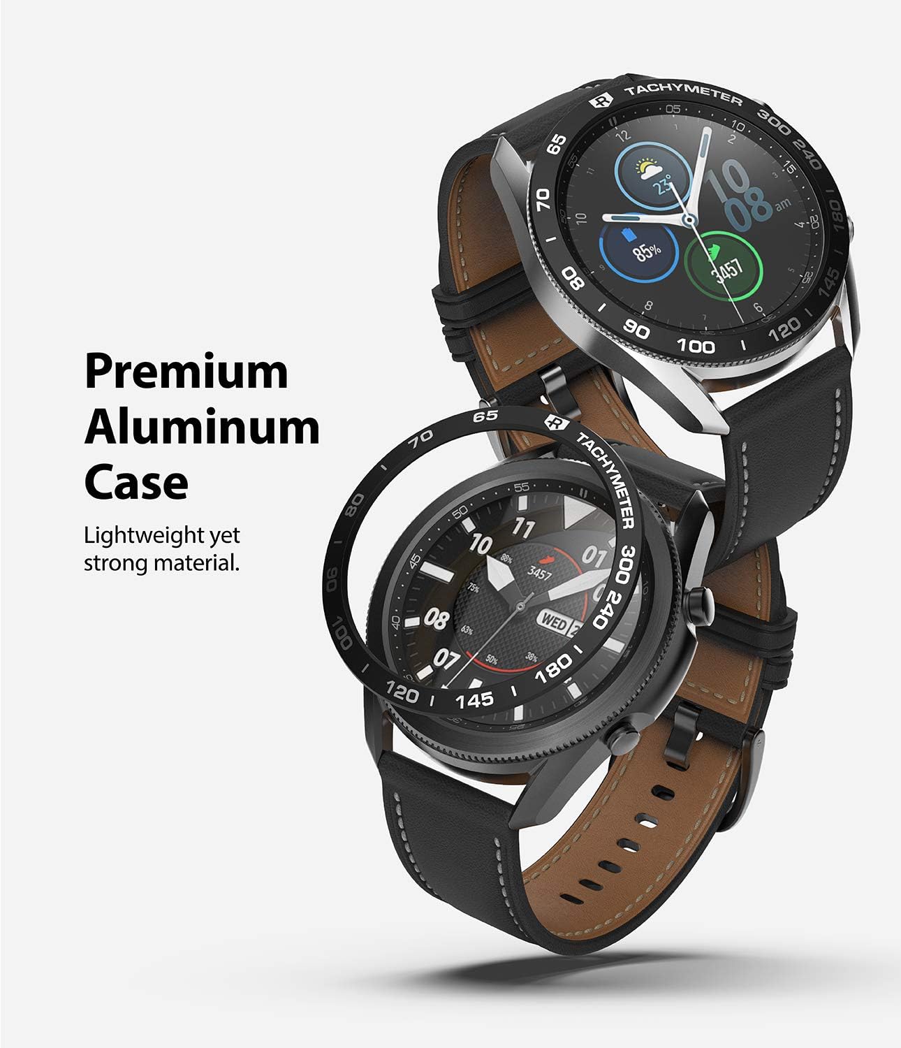 Detalle 2 de Ringke Bezel Styling for Galaxy Watch 3 45mm Bezel Ring – Black