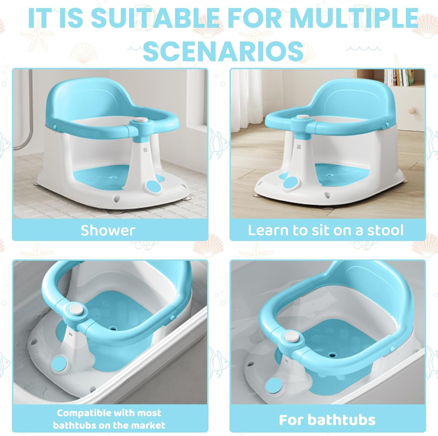 Detalle de UBRAVOO Baby Bath Seat 6-24 Months