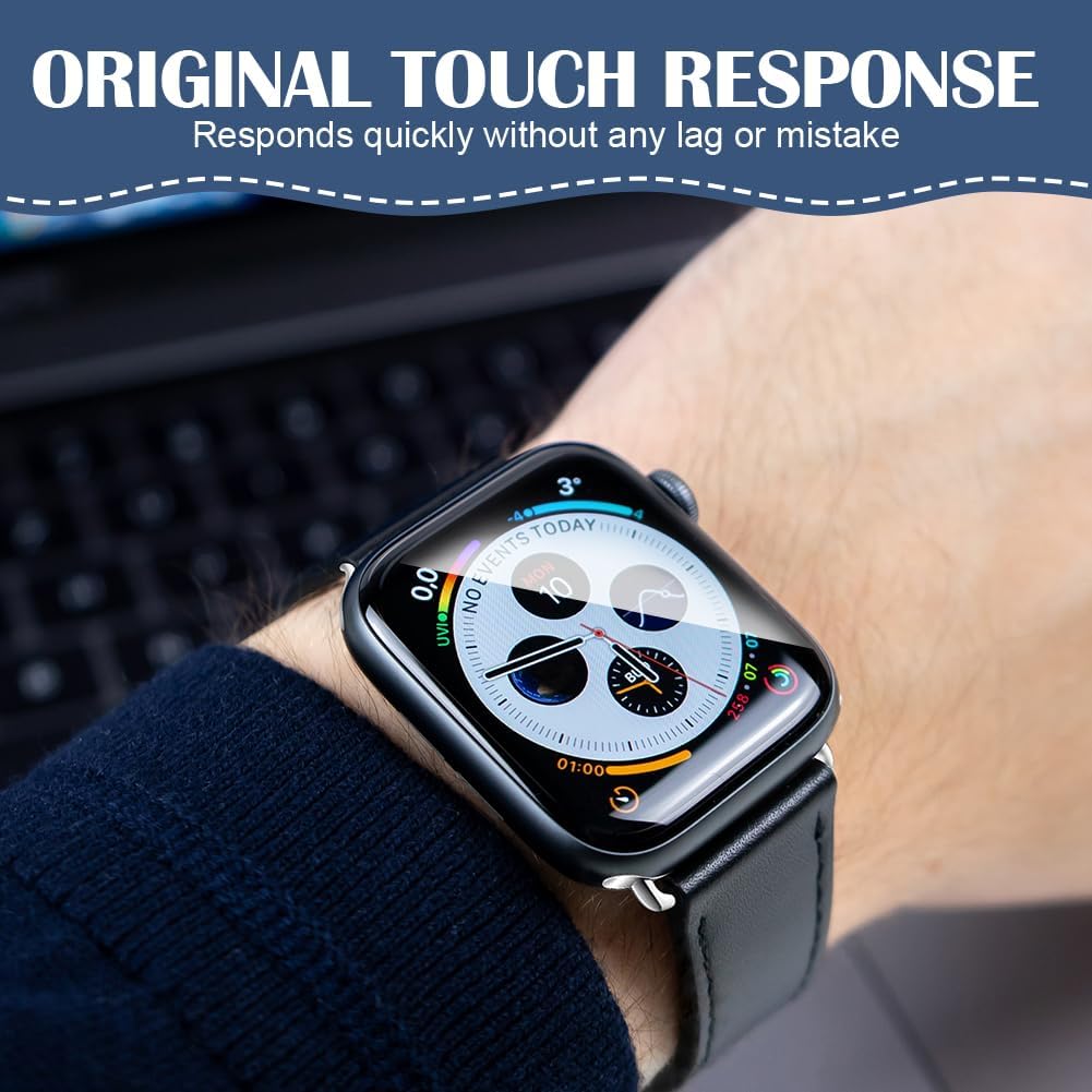 Thumbnail 6 de OFFCUP Apple Watch Series 7, 8 & 9 45mm TPU Screen Protector, 6 Pack