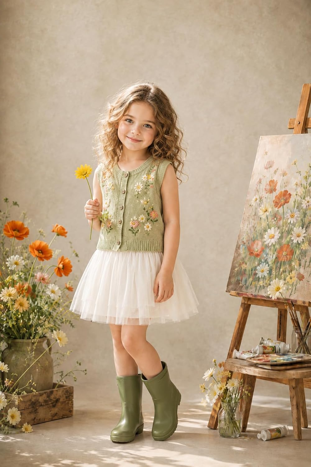 Thumbnail 1 de Kate Backdrops 2x3m Classic Apricot Texture Backdrop for Portrait Photography