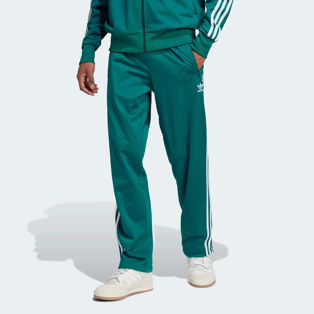 Detalle de adidas Firebird Pantalón Adicolor Classics Turquesa