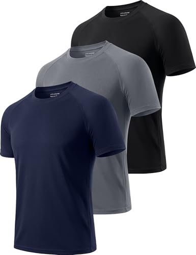 Detalle de Cimic 3er Pack Sportshirts Herren – Funktionsshirts Kurzarm