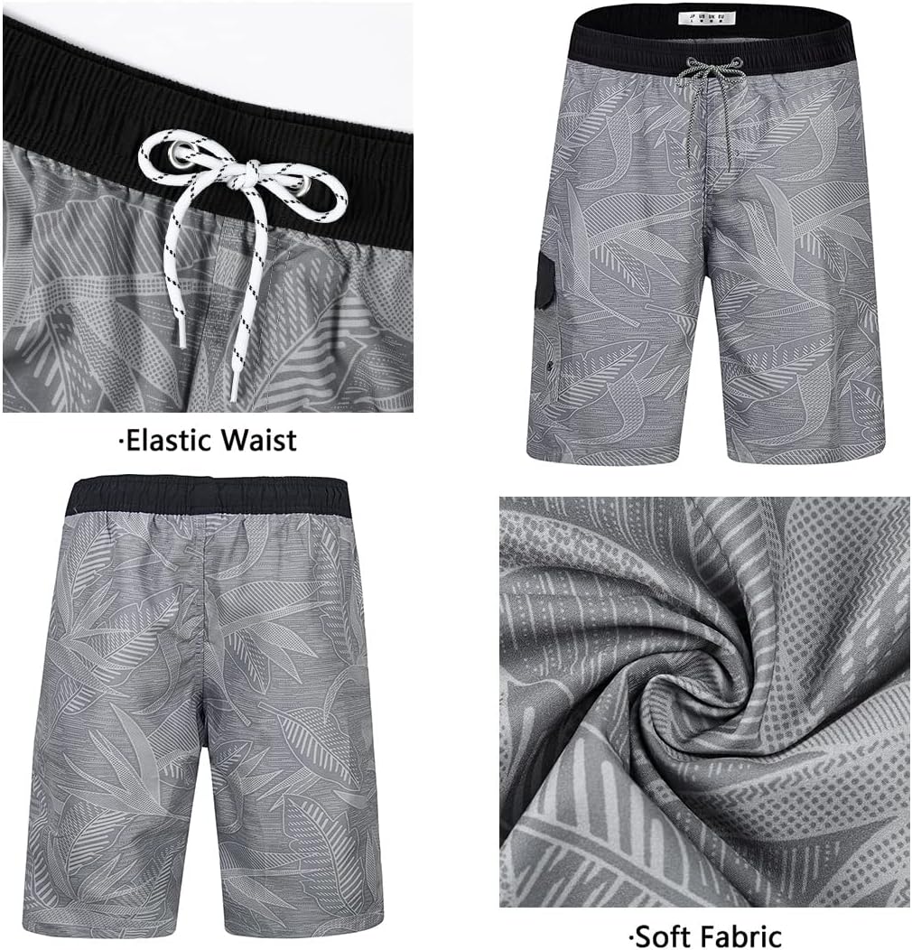 Detalle 2 de iCKER Mens Swim Shorts: 3D Print Beach Boardshorts for Summer
