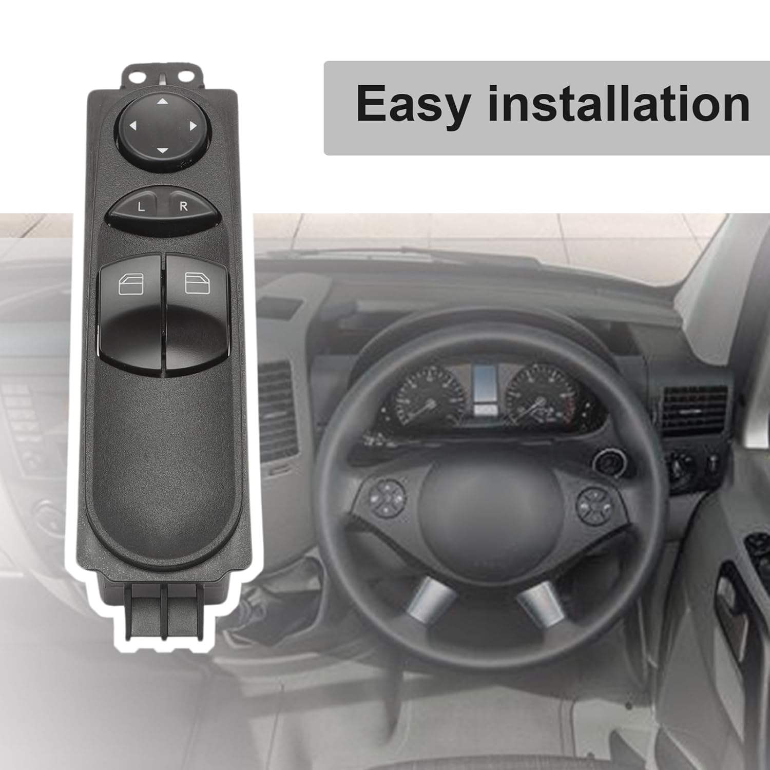 Thumbnail 6 de Attisfiera Left Side Window Control Regulator Switch for Sprinter W906 (A9065451213)