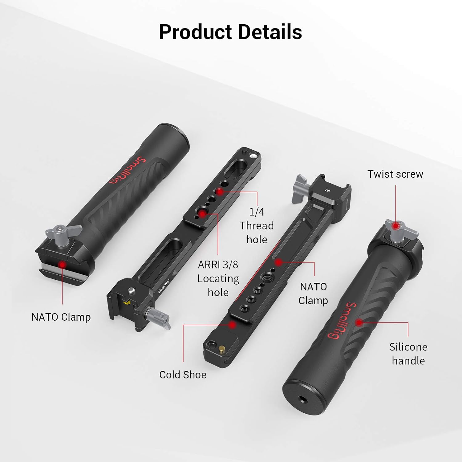 Thumbnail 4 de SMALLRIG 3027 Dual Handle Handgrip for gimbals