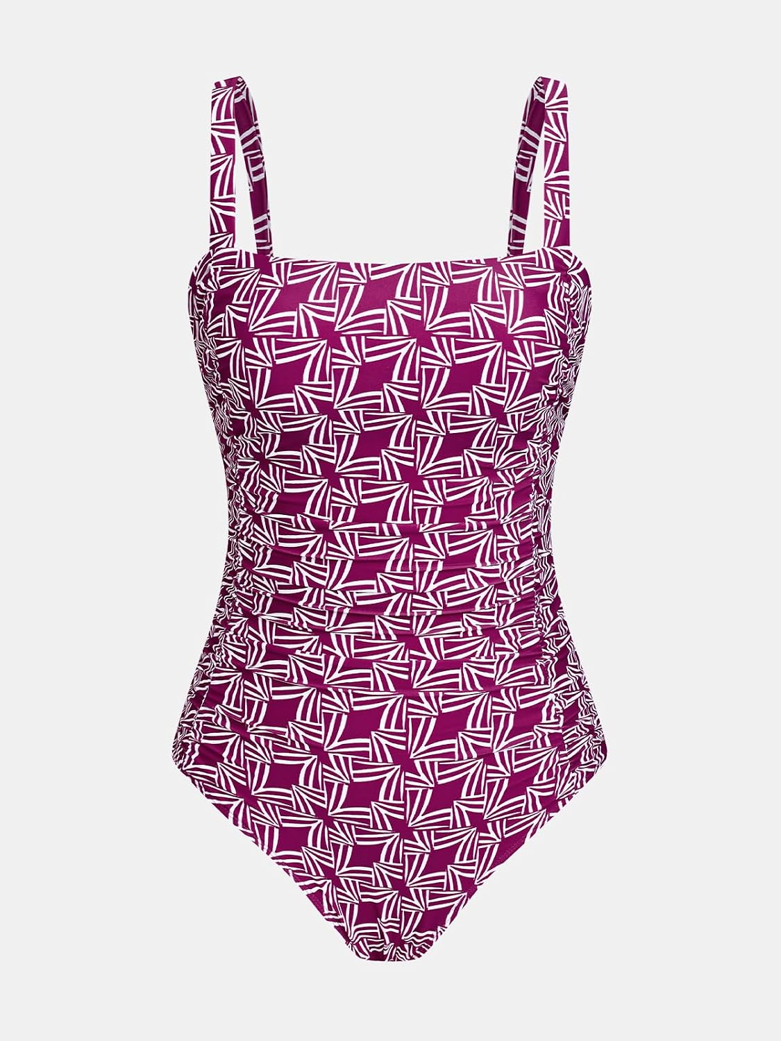Detalle 2 de CUPSHE Costume da bagno intero donna con scollo quadrato e controllo pancia