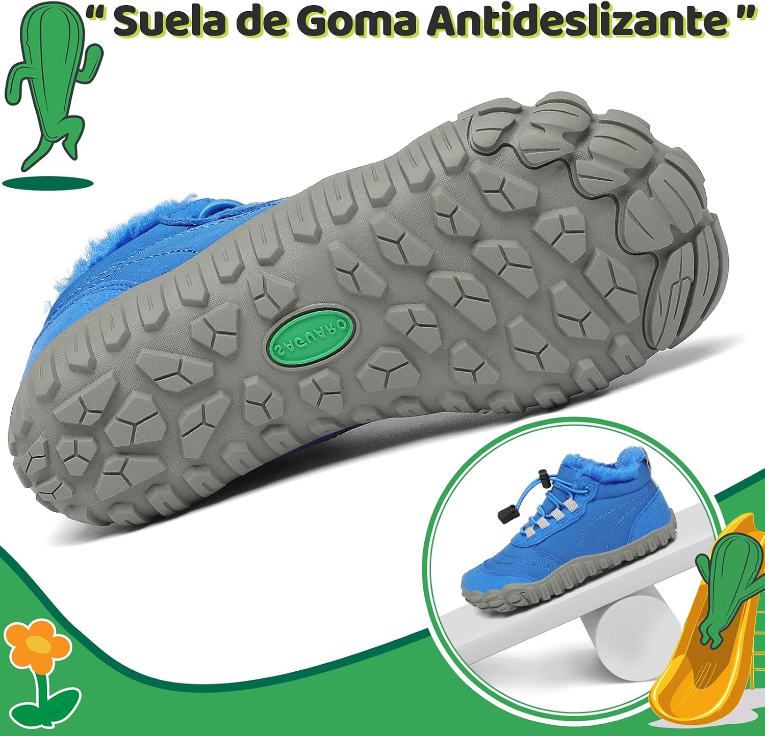 Thumbnail 4 de SAGUARO Will Ⅰ botas barefoot niños 25-36