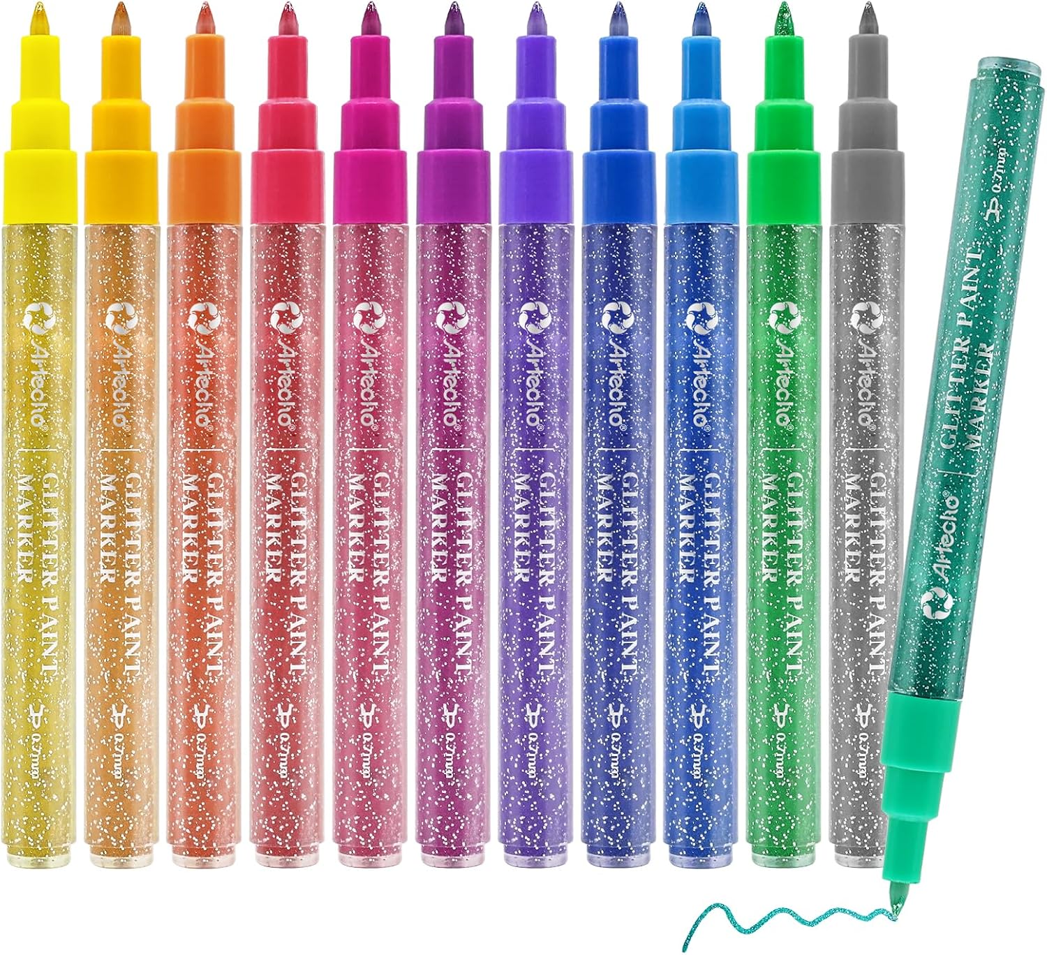 Thumbnail 6 de Artecho Acrylic Paint Pens 60 Colours — dual tip 🎨