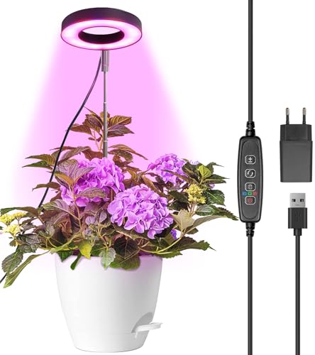 Detalle de Qoolife Lámpara de Plantas 48 LED 🌱