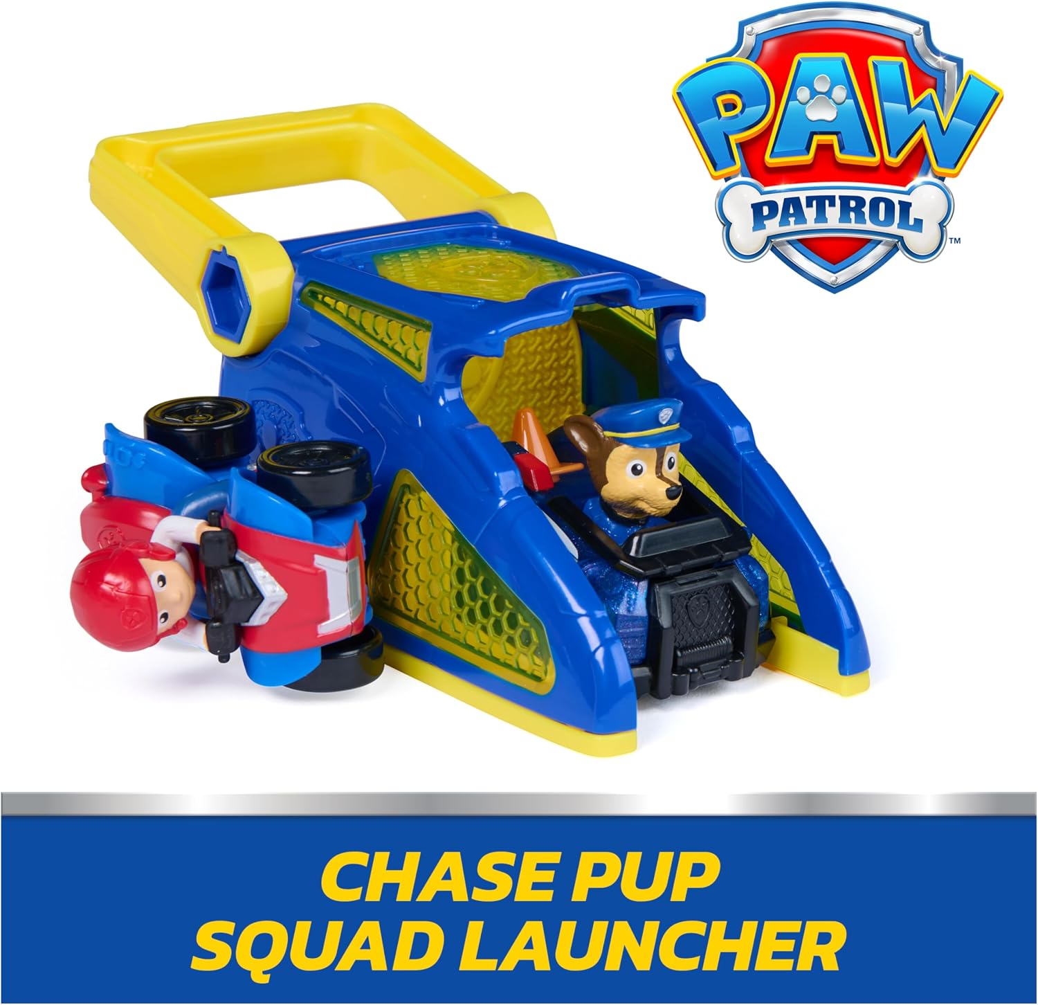 Detalle de Paw Patrol Chase Pup Squad Launchers with Ryder Vehicle 2-Pack