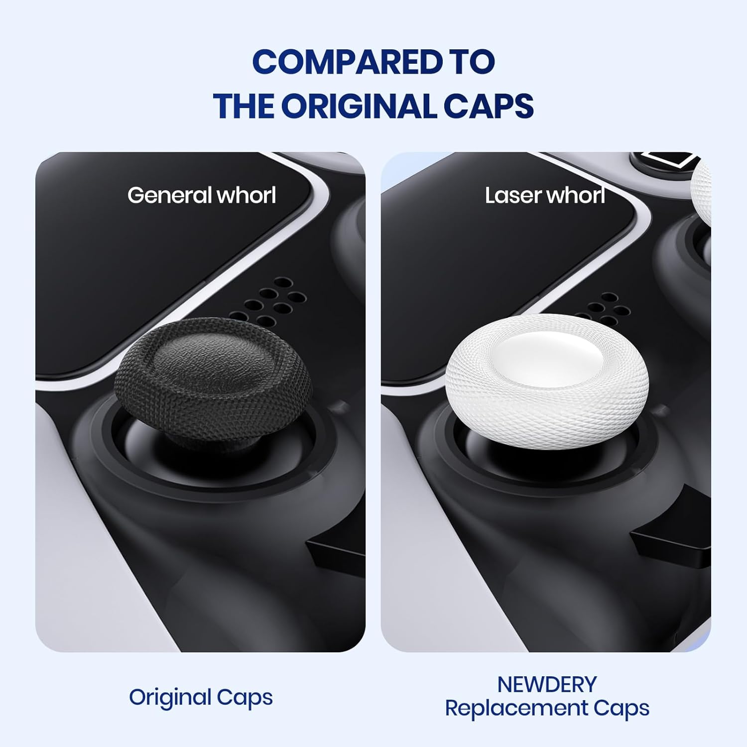 Detalle de 10pc NEWDERY thumb grip caps for PS5
