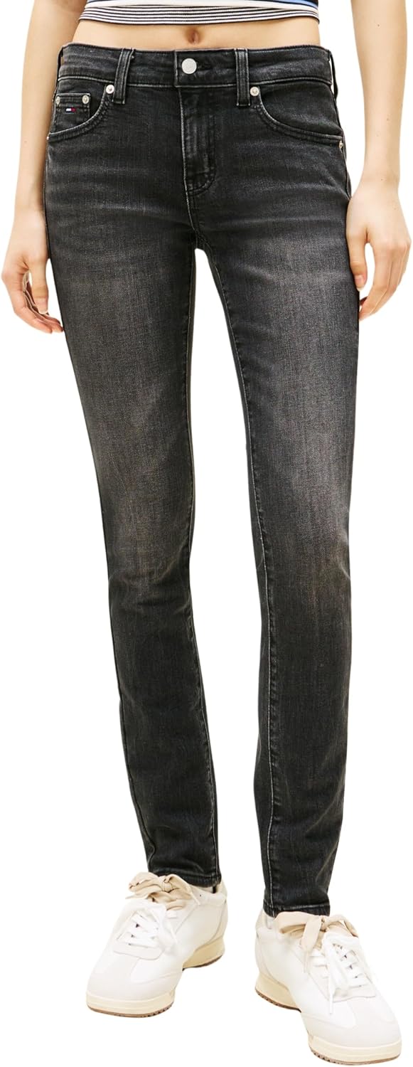 Detalle de Tommy Jeans Très Mince Femme — authentique et durable, confort et style
