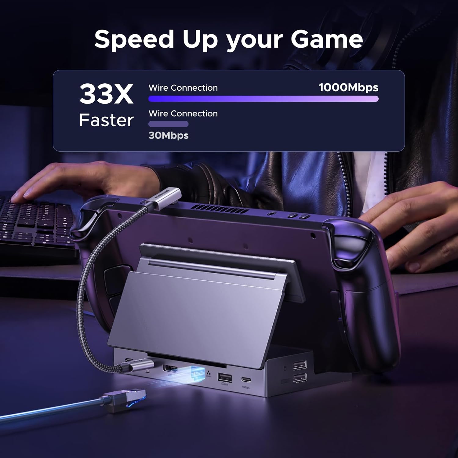 Thumbnail 4 de UGREEN Steam Deck Dock 9-in-1