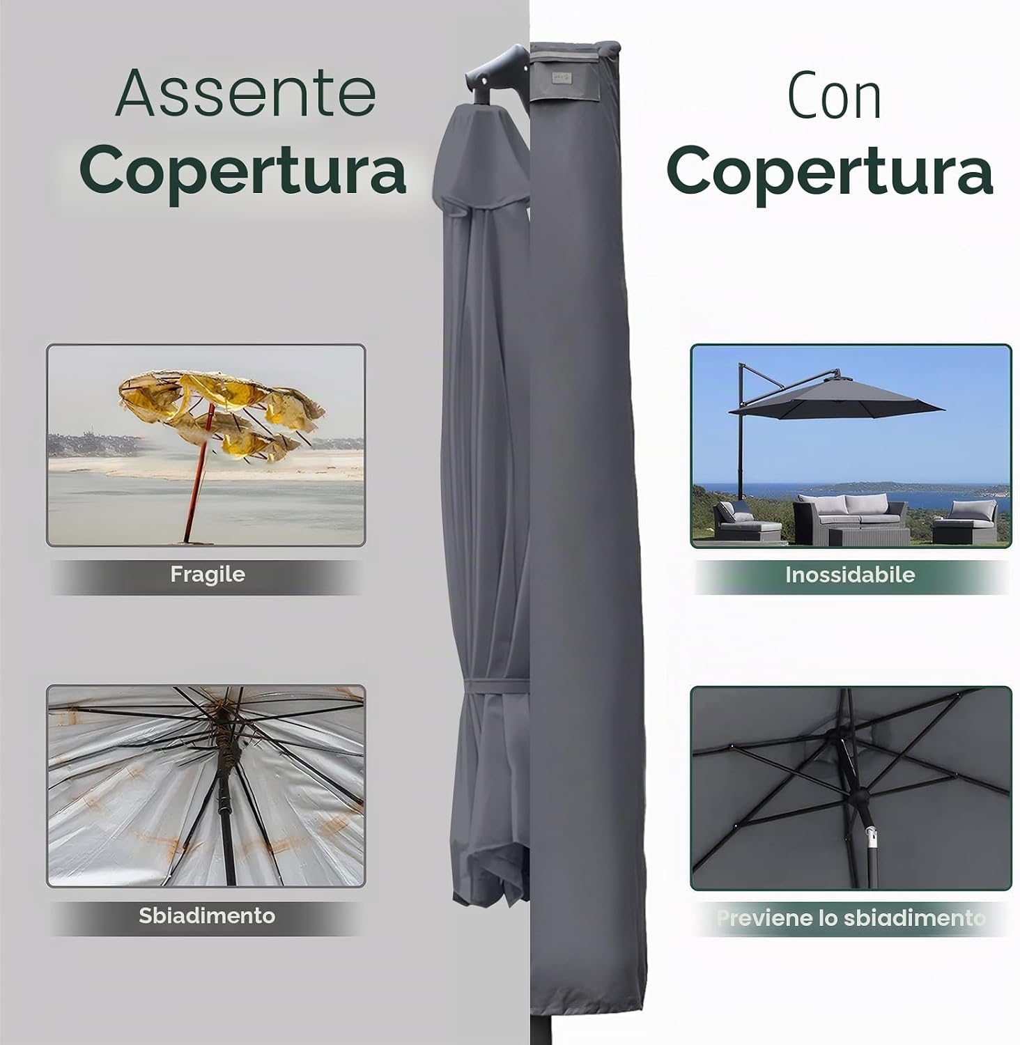 Detalle 2 de Sekey Custodia Ultra Resistente per Ombrello 260x65cm