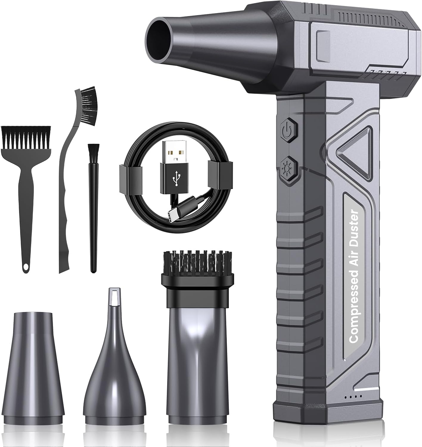 LUKEA Air Duster Potente 200000 RPM con LED