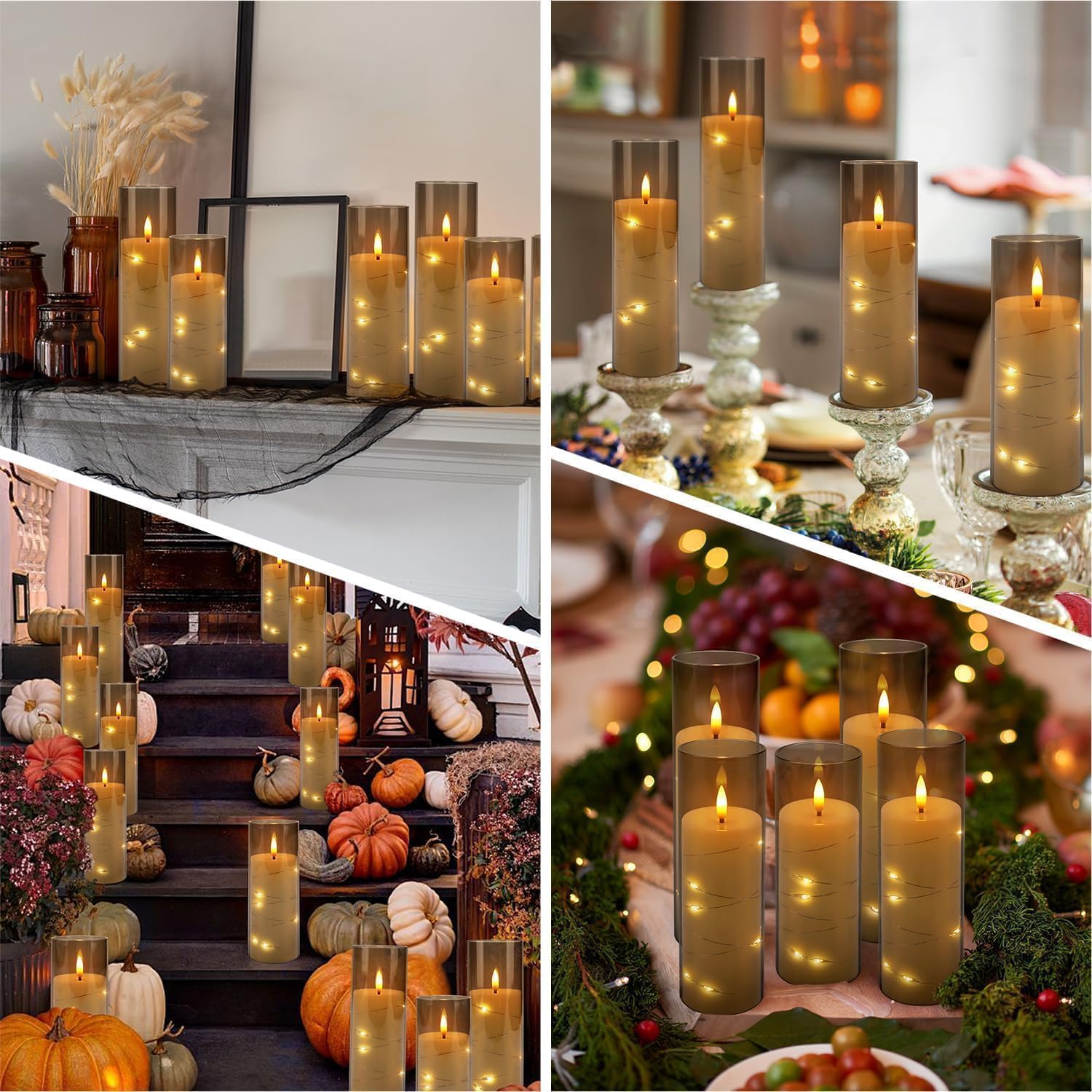 Detalle 2 de LIVEN LED flameless candles 12 pack
